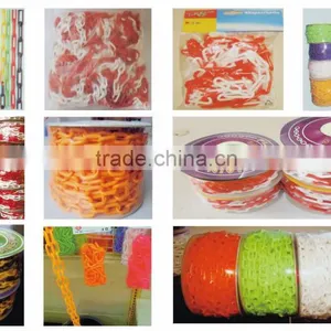 7mm Plastic Warning Traffic Chain /safety Plastic Chain for Worksite thumbnail-5