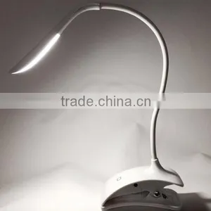 Smart Touch Three Grade Brightness Adjust LED Mini Led Bed Head Reading Light thumbnail-1