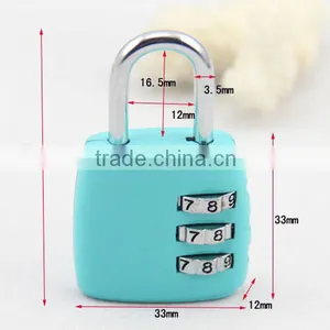 Professional Design High Security 3 Digits Cheap Metal Padlock thumbnail-6