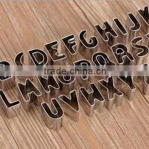 Hot Sale 35pcs Letters & Number Stainless Steel Cookie Cutters Set thumbnail-3