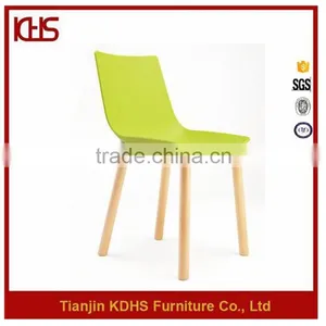 China Bazhou Middle Back Green Plastic Wooden Design Unfolded Leisure Chair thumbnail-3