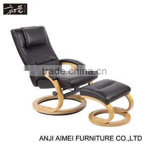 Leather Chair Recliner With Ottoman for Living Room AM-1854 thumbnail-1