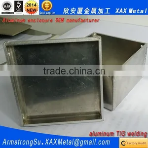 XAX27Alu OEM ODM Customized Laser Cut Bend Weld Plate Aluminum Network Switch Case thumbnail-4