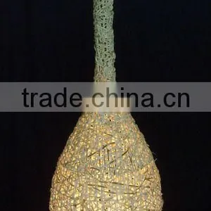 Modern Brown Rattan Floor Lamp/Lights of Decoration With CE thumbnail-1