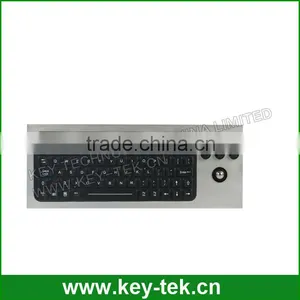 IP68 Waterproof Backlight Movable Silicone Trackball Keyboard thumbnail-1