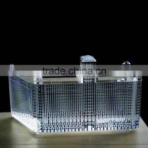 Crystal Buildings Models 3d Crystal Modeling Building for Model Gift thumbnail-1