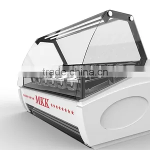 6plates Sorvete Display Showcase/icecream Display Freezer/ice Cream Display Refrigerator Quality Choice thumbnail-1