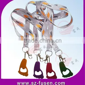 Free Sample Polyester Custom Green Personalized Badge Reel Lanyard With Card Holder thumbnail-2