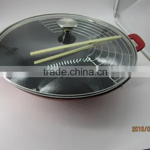 Cast Iron Round Roaster, Porcelain Enameled Cast Iron Cookwares, Cast Iron Enamel Coat Pots, Cast Iron Woks, thumbnail-2
