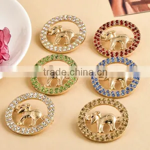 Alloy Aries Fashion Design Cheap Crystal in Bulk Brooch thumbnail-2