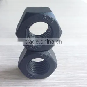 High Quality 2h Heavy Hex Nut Black Finish thumbnail-2