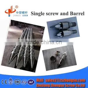 Single Injection Screw Barrel/Haitian Injection Molding Nitrided Screw and Barrel thumbnail-1