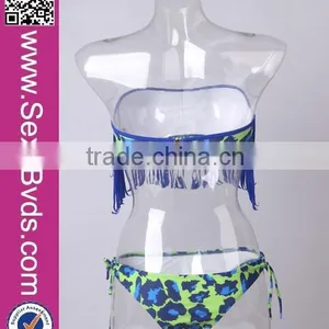 Wholesale Women Halterneck Swimwear Micro Rhinestone Bikini Connector thumbnail-6
