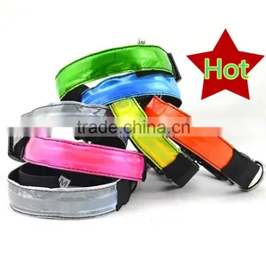 Night Safety LED Light-up Flashing Glow In The Dark Electric LED Cat & Dog Collar thumbnail-1