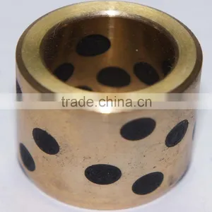 Customized Oilless Solid Lubricant Brass Bush thumbnail-6
