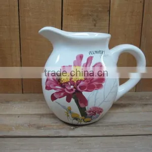 Antique Ceramic Milk/ Juice/ Water Pitcher thumbnail-1