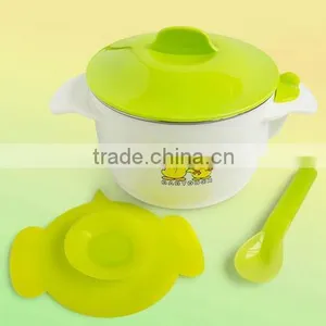 Baby Suction Cup/thermo Bowl With Thermosensitive Spoon FS0017 thumbnail-1