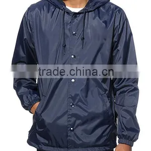 Coaches Jacket Hooded Windbreaker Jackets thumbnail-4
