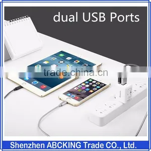 Original BASEUS 2.4A Moblie Phone Charger Universal Quick Charging Adapter Dual USB Output Travel Charger With US /EU Plug thumbnail-1