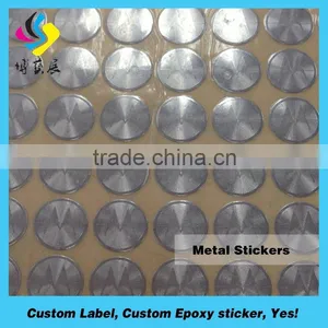 Hot!!! 2014 Personalized Logo qr Code Self Adhesive Metal Sticker thumbnail-1