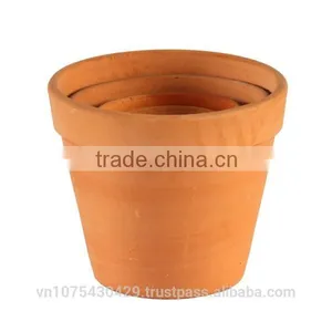 Round Terracotta Pots Wholesale, Cheap Ceramic Flower Pots thumbnail-2