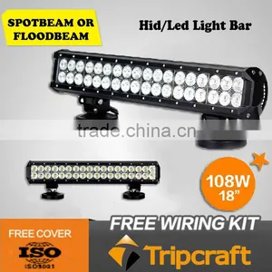 Super Bright ! 12v 24v 108w Led Light Bar ,offroad Led Bar Light ,4x4 Led Work Light thumbnail-1