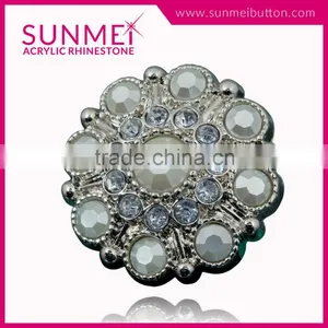 Wholesale Decorative Crystal Button Rhinestone Dress Embellishments thumbnail-3