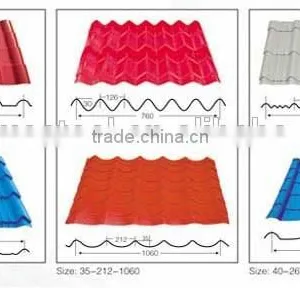 All Kinds Metal Color Coated Roof Tile Sheet For Sale Prices thumbnail-2