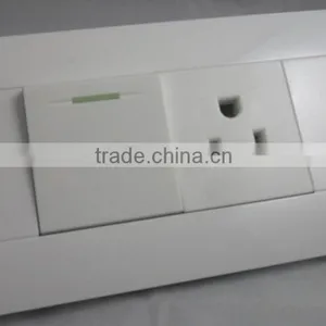 110V American Design Wall Electric 1 Gang Switch+ 15A Socket thumbnail-2