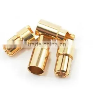 6.0mm Gold Plated Bullet Connector Banana Plug Male and Female thumbnail-2