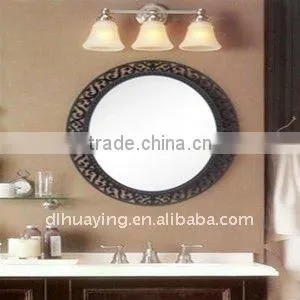 Chrome Framed Silve Bath Mirror thumbnail-1