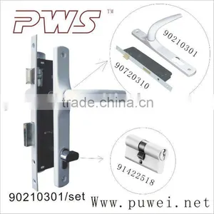 PVC Door Handle Lock PVC Door Lock Mortise Door Lock With Cylinder for PVC Door90210302 Door Lock With Handle Door Lock With Key thumbnail-1