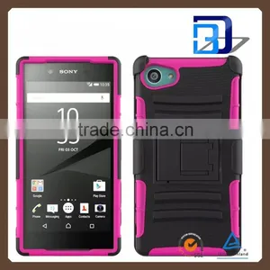 Manufacturer Wholesale Super Shockproof Case Heavy Duty Armor Slim Case With Hard Belt For Sony Xperia Z5 Mini Lowest Price thumbnail-4