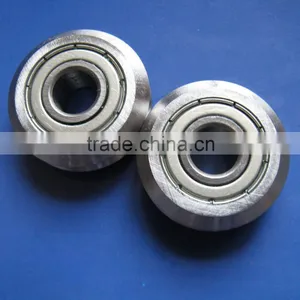 RM4ZZ Bearings 15 mm Bore V Groove Guide Track Roller Bearings RM4-2Z or RM4 thumbnail-1