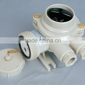 2016 New Product 10A Marine Plastic Nylon Water Tight Socket With Switch EC/CCS Certificate thumbnail-1