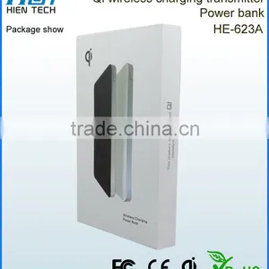 Factory Supply 10000mAh High Quality qi Wireless Powerbank Charger From China thumbnail-6