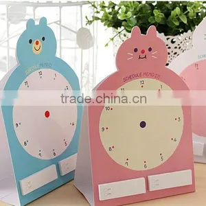 New Creative Small Clock Sticky Notes and Note Book thumbnail-3