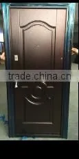 Baodu Brand Safety Front Entry Steel Doors for Sale Cheap Security Door thumbnail-2