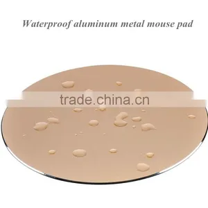 2016 TOPSHION New High Quality Metal Mouse Pad/rubber Base Aluminium Alloy on Top Mouse Mat thumbnail-3