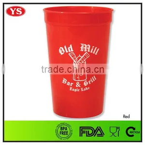 Customized 16 oz Smooth White Stadium Cup With 4 Color Logo thumbnail-2
