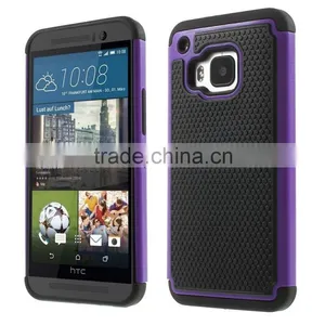 Football Grain PC + TPU Hybrid Case for HTC One M9, CELLPHONE CASE FOR HTC M9 thumbnail-1