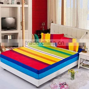Factory Price Luxury Polyester King Size Waterproof Single Bed Fitted Sheet thumbnail-3