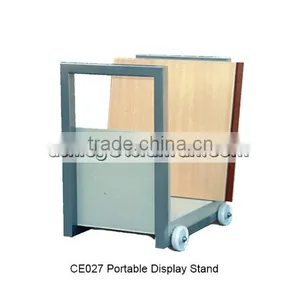 Square Trolley Car Style Stone Slabs Display/ Easy Carrying Ceramic Tile Display -CE027 thumbnail-1