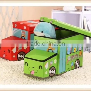 Happy Car Style Storage Box Storage Stool thumbnail-2