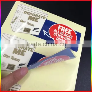 PVC Labels Printing Adhesive Stickers, Printed Logo Sticker, Plastic Pvc Label thumbnail-1