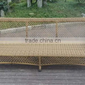6Pcs Round Rattan Sofa Set Garden thumbnail-3