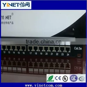 Top Quality Cat6 Utp Ftp 24 Port Patch Panel / 19 Inch thumbnail-1