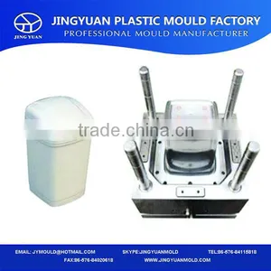 Indoor Plastic Trash Can Injection Mould Waste Container Mold Manufacturer thumbnail-1