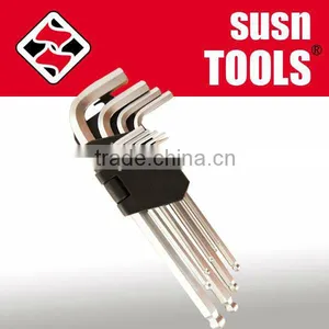 9PCS Ball Head Key Wrench Set/Ball Head Allen Key Wrench thumbnail-1