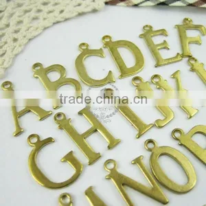 1set 26 Letters of Alphabet Raw Copper Charm,brass Charm,vintage Charm,charm for Necklace1891059 thumbnail-2